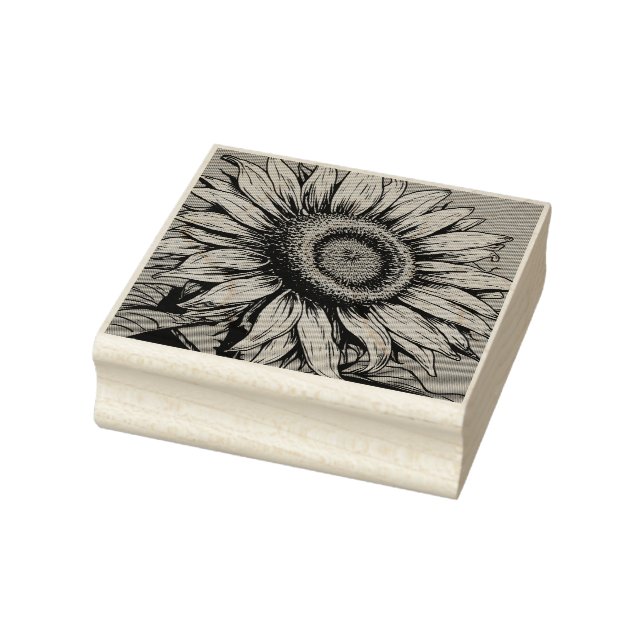 TAMPON EN CAOUTCHOUC BOIS TOURNESOL (Tampon)