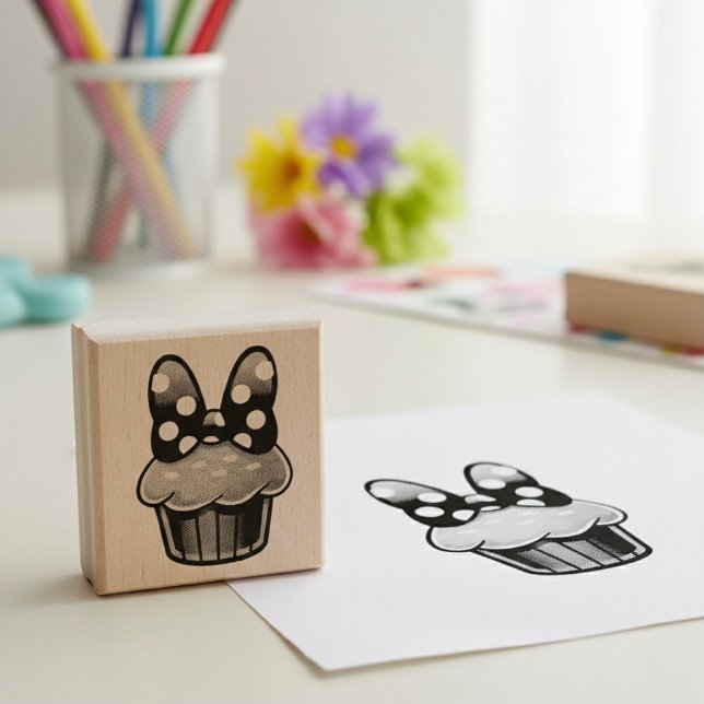 Tampon en caoutchouc Cupcake (Créateur téléchargé)