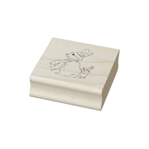 Tampon en caoutchouc de lapin de jardin
