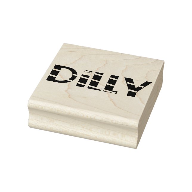 Tampon en caoutchouc Dilly 2,5 x 2,5 (Tampon)