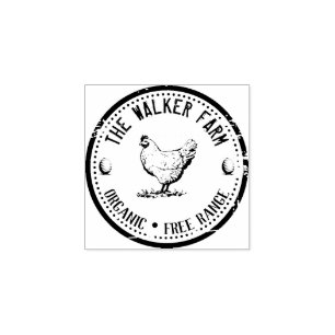 Tampon en caoutchouc d'oeuf vintage