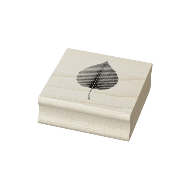 Tampon en caoutchouc encre feuille (Tampon)