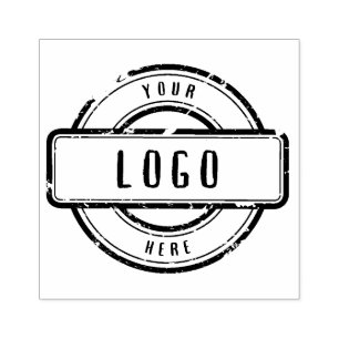 Tampon en caoutchouc grand format avec logo d'entr