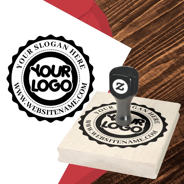 Tampon en caoutchouc grand format avec logo d'entr (Créateur téléchargé)