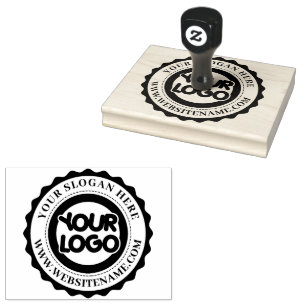 Tampon en caoutchouc grand format avec logo d'entr