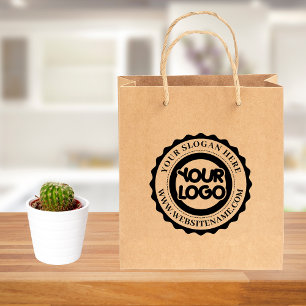 Tampon en caoutchouc grand logo d'entreprise perso