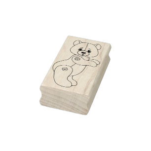 Tampon en caoutchouc joint mignon d'ours de