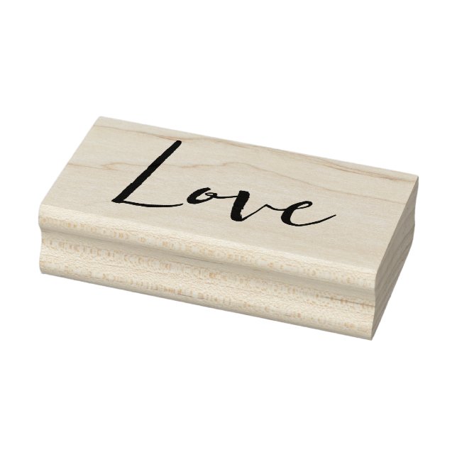 Tampon en caoutchouc LOVE 1"x2.5" / Heathrow (Tampon)
