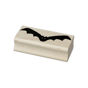 tampon en caoutchouc silhouette de chauve-souris