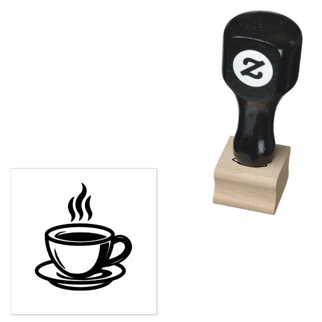 Tampon encreur auto-encreur Tasse de café (Tamponné)