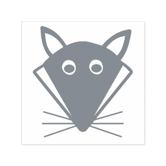 Tampon encreur auto Halloween Loup Mignon (Design)