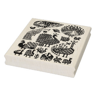 Tampon encreur en bois