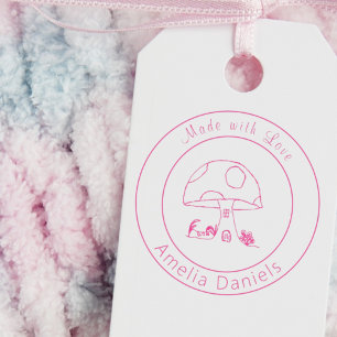 Tampon encreur en caoutchouc champignon fait avec