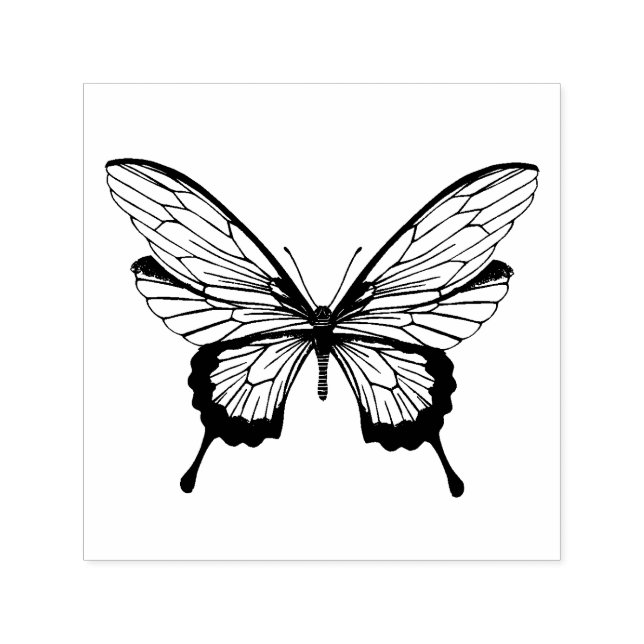 Tampon encreur papillon (Design)
