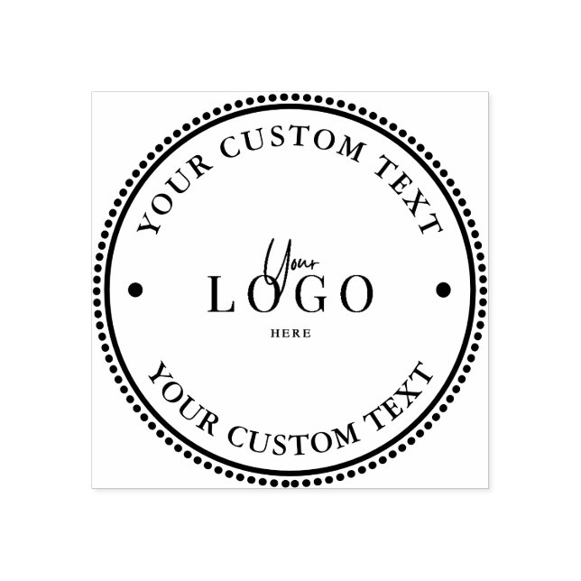 Tampon encreur personnalisé avec monogramme minima (Impression)