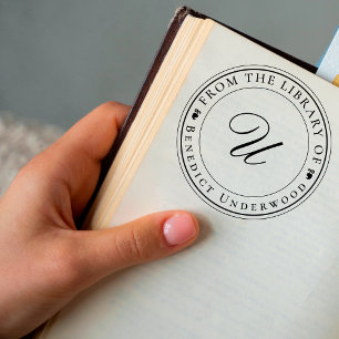 Tampon encreur personnalisé Ex Libris Monogramme C