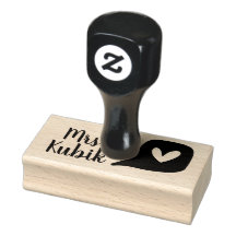 Tampon Enseignant Amour Personnalisé