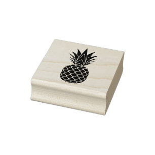 Tampon noir en caoutchouc d'ananas