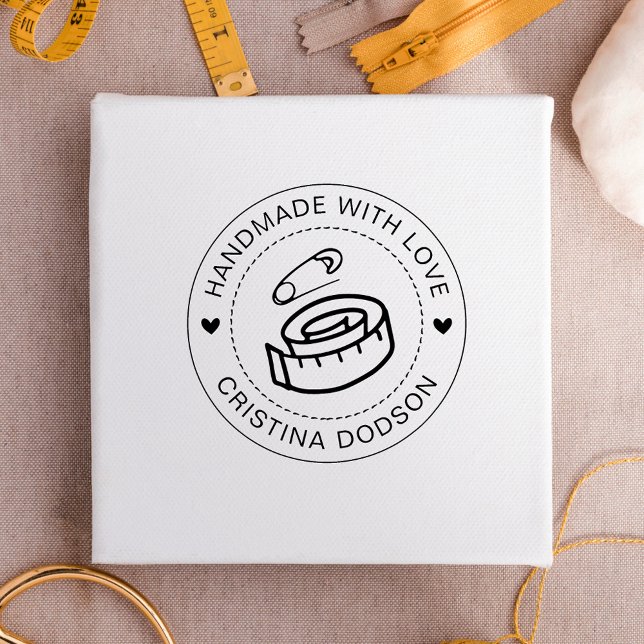 Tampon personnalisé cercle couture fait main (Créateur téléchargé)