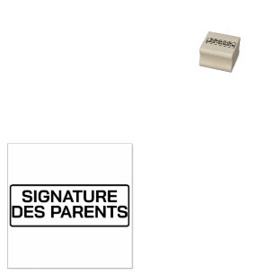 Tampon pour enseignant Signature des Parents