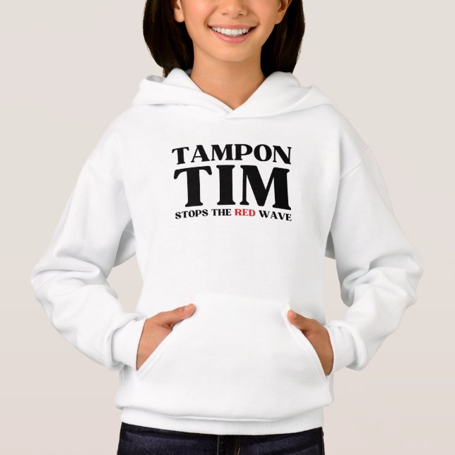 Tampon Tim Arrêtera Le Red Wave-Tim Walz 2024 (Devant)