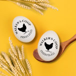 Tampon vintage classique personnalisé<br><div class="desc">Timbres d'oeuf personnalisés pour votre ferme familiale ou familiale avec de belles illustrations de poulet / canard et monogrammes dans une police de ferme. Ces timbres sont conçus pour être utilisés avec la poignée pour une meilleure application et nous n'avons pas inclus l'encre car il est à vous de choisir...</div>