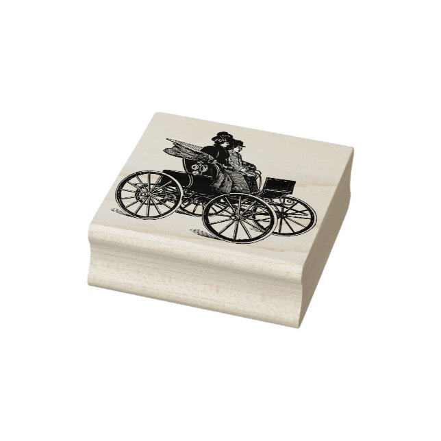 Tampons Encreurs 1800 Victorienne femme Carriage Wagon Art (Tampon)