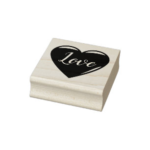 Tampons Encreurs 3 Coeurs rouges, amour, coeurs,
