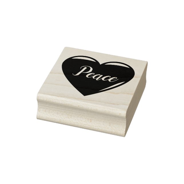 Tampons Encreurs 3 Coeurs rouges en forme de paix, coeurs, (Tampon)