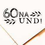 Tampons Encreurs 60 Na und Funny Deutch allemand 60e anniversaire<br><div class="desc">Rustic 60 Na und Funny Deutch Allemand 60e Anniversaire tampon en caoutchouc. Timbre du 60e anniversaire. Motivationnelle et positive citation 60 Na und dans la typographie moderne et les brindilles rustiques. Le timbre est parfait pour une femme ou un homme qui fête le 60e anniversaire avec un sens de l'humour....</div>