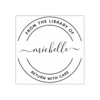 À Partir De La Bibliothèque Du Timbre En Caoutchou