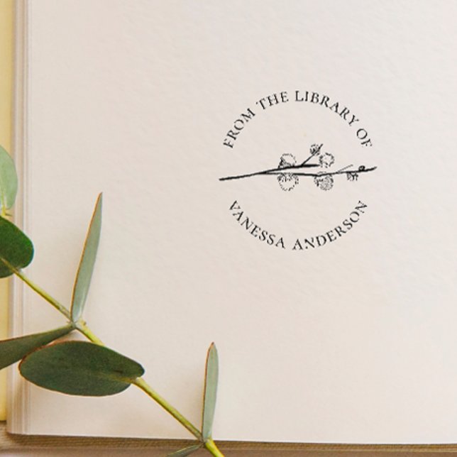 Tampons Encreurs À partir de la bibliothèque Nom du livre personnal (Créateur téléchargé)