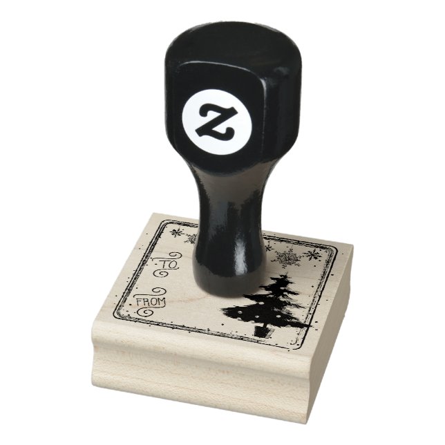 Tampons Encreurs À partir de l'arbre de Noël (Tampon)