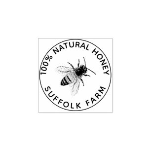 Tampons Encreurs Abeille de miel naturel biologique simple