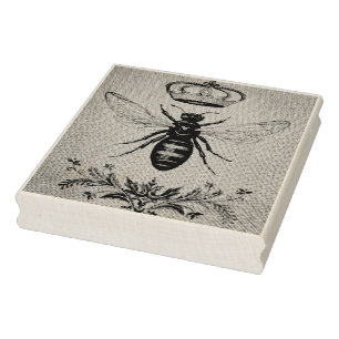 Tampons Encreurs Abeille Vintage No. 3 Aquarelle Queen Crown