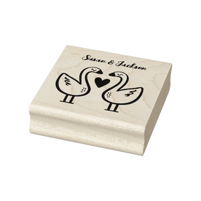 Tampons Encreurs Adorable Swan Couple (Tampon)