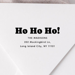 Tampons Encreurs Adresse de Noël Ho Ho Ho