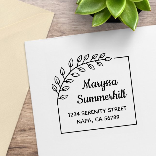 Tampons Encreurs Adresse de retour de courroie de la succursale pri (Créateur téléchargé)