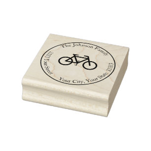 Tampons Encreurs Adresse de retour de cycle de vélo