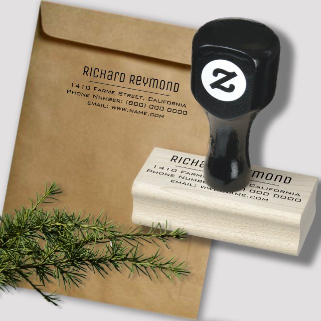 Tampons Encreurs Adresse de retour simple (Créateur téléchargé)