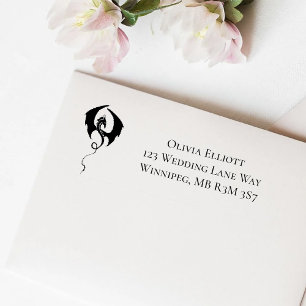Tampons Encreurs Adresse du Mariage Black Dragon