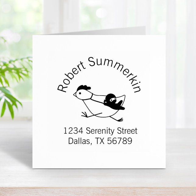 Tampons Encreurs Adresse Tiny Ninja Taming Chicken Arch (Créateur téléchargé)