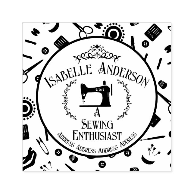 Tampons Encreurs Aimer Coudre Vintage (Impression)