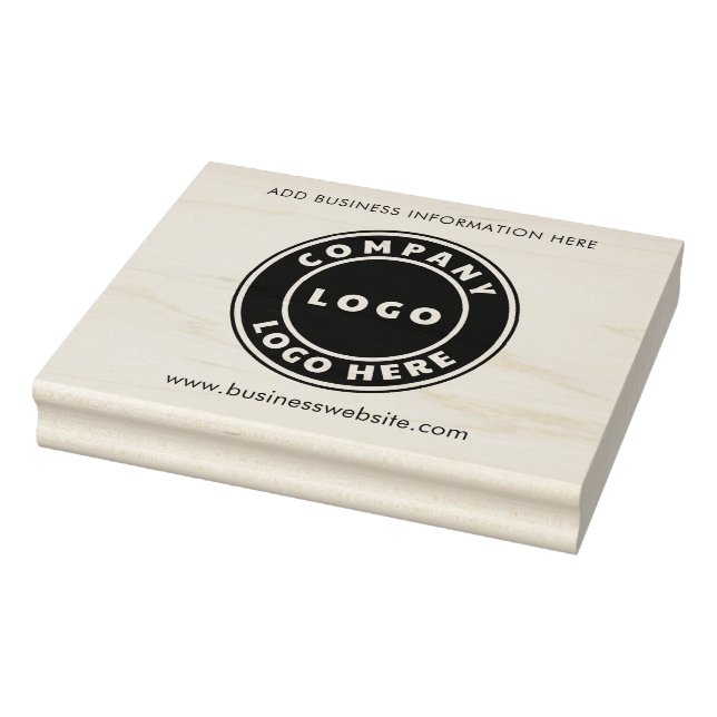 Tampons Encreurs Ajouter des employés du logo et du site Web de l'e (Tampon)