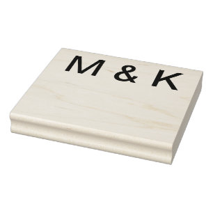 Tampons Encreurs Ajouter une lettre de nom de couple monogramme