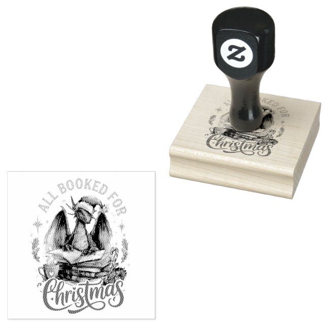 Tampons Encreurs All Booked for Christmas Dragon  (Tamponné)