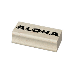 Tampons Encreurs ALOHA rétro timbre authentique d'art de la