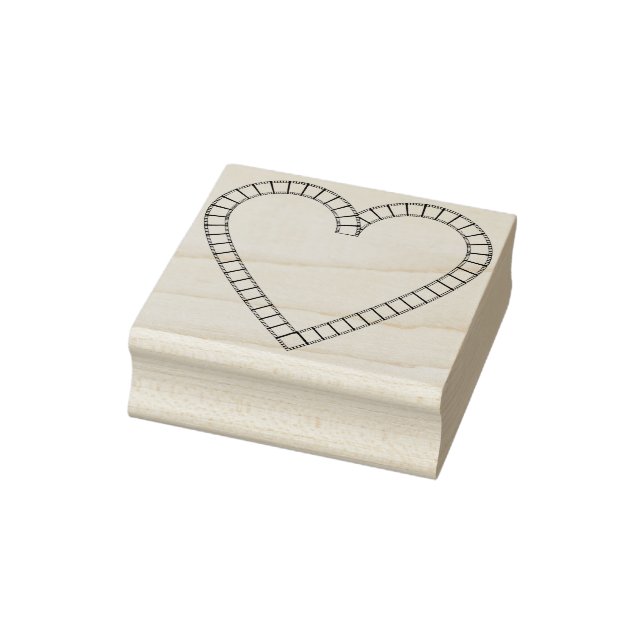 Tampons Encreurs Amateurs de films coeur illustration timbre d'art (Tampon)