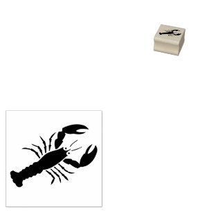 Tampons Encreurs Amour de Crustacé Rouge de Homard 4Joanie