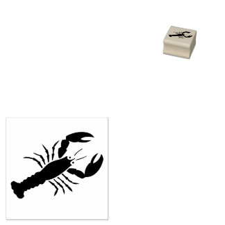 Tampons Encreurs Amour de Crustacé Rouge de Homard 4Joanie